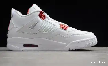METALLIC JORDAN 4 RETRO AIR RED 0619
